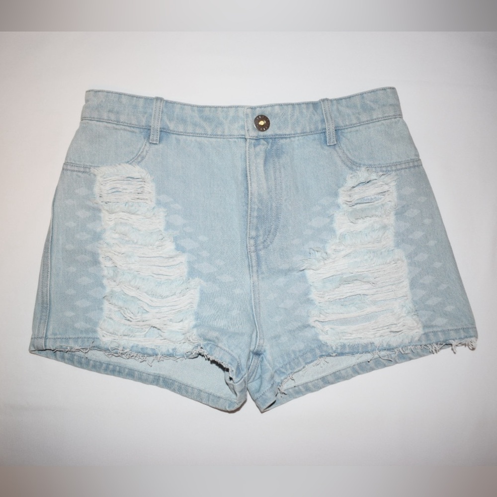 Dion Lee frayed shorts
